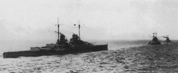 Battlecruisers Enroute to Dogger Bank